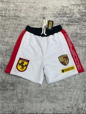 Godspeed White & Red Men’s Athletic Shorts